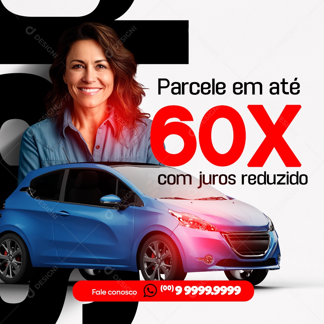 Concessionária Social Media PSD Editável