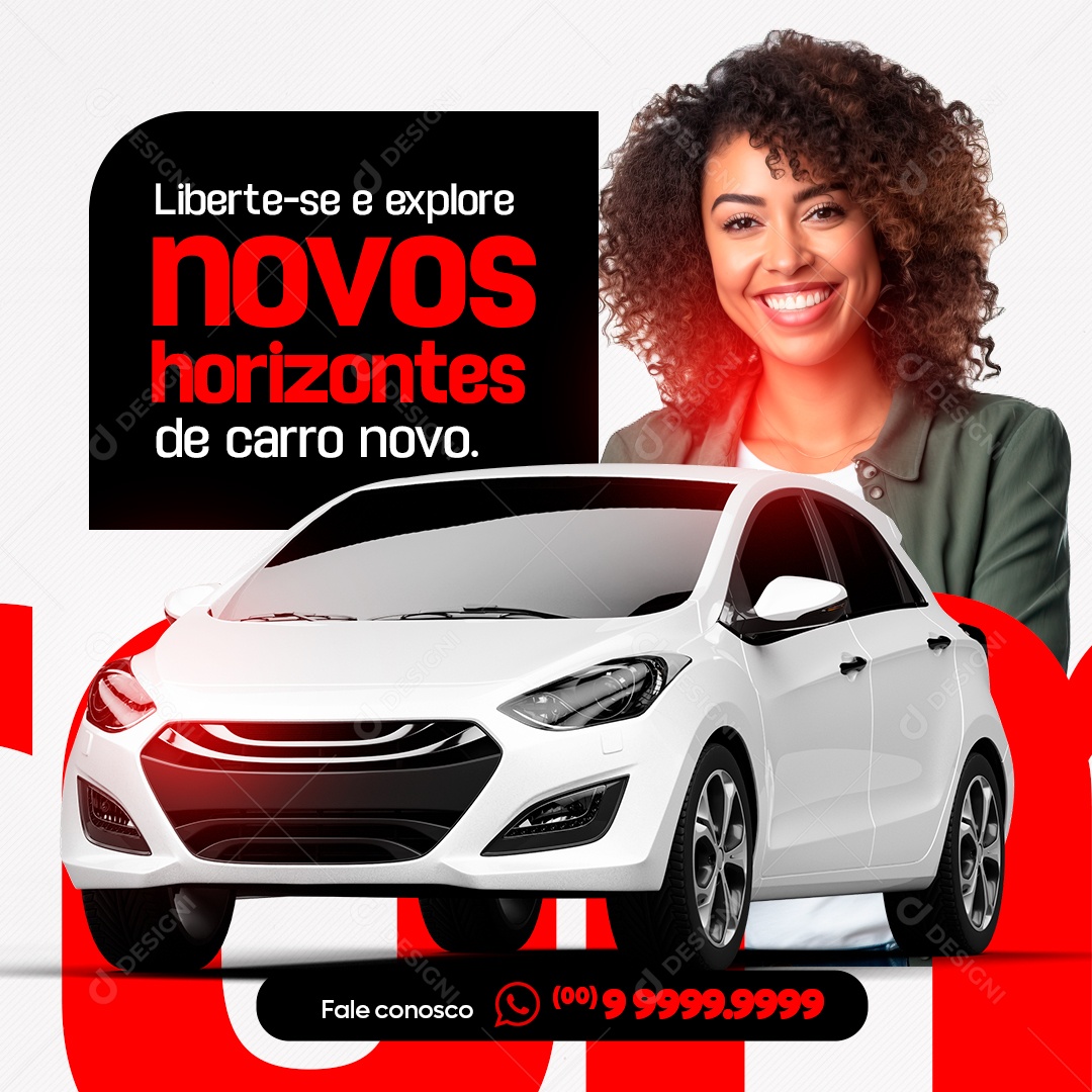 Concessionária Social Media PSD Editável