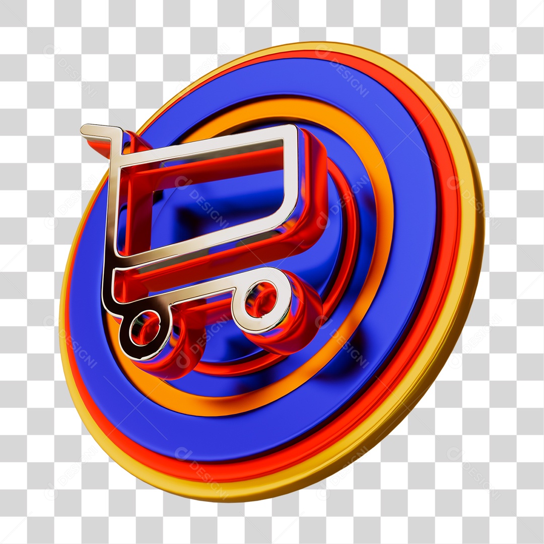 Cifra de Símbolo Carrinho de Compra PNG Transparente