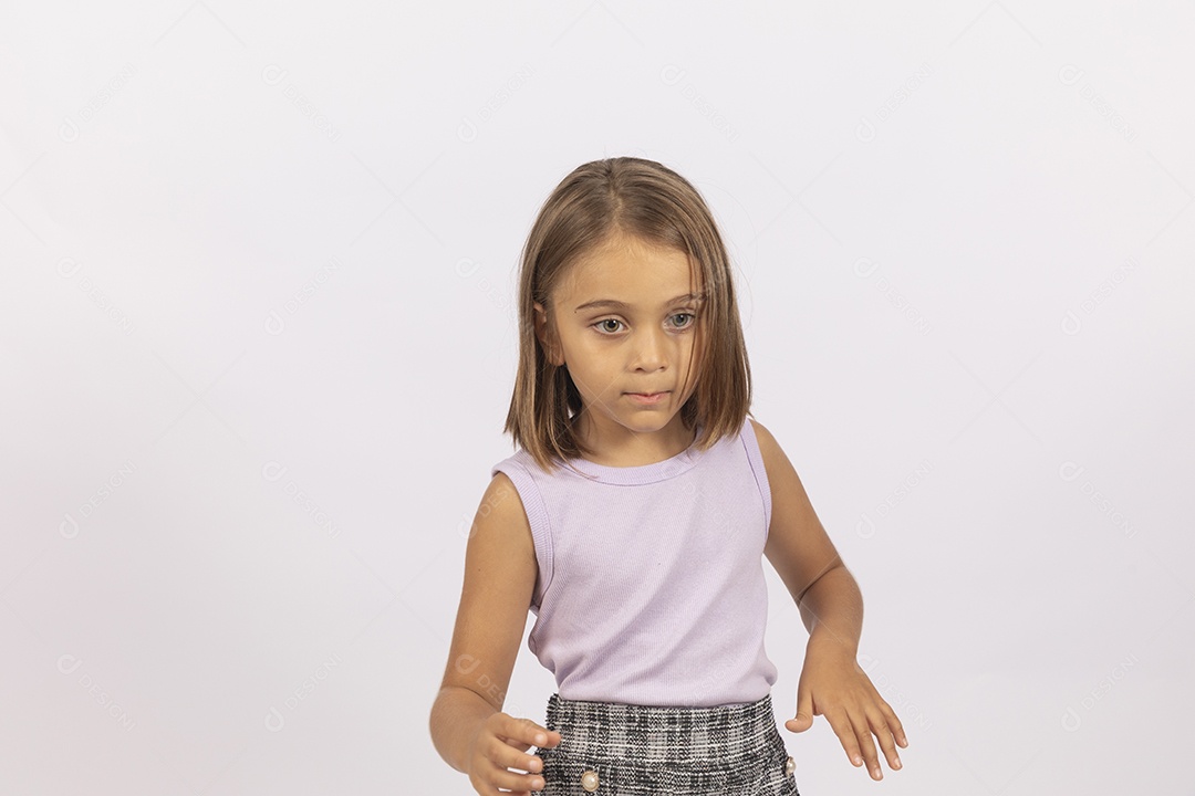 Uma doce menina linda