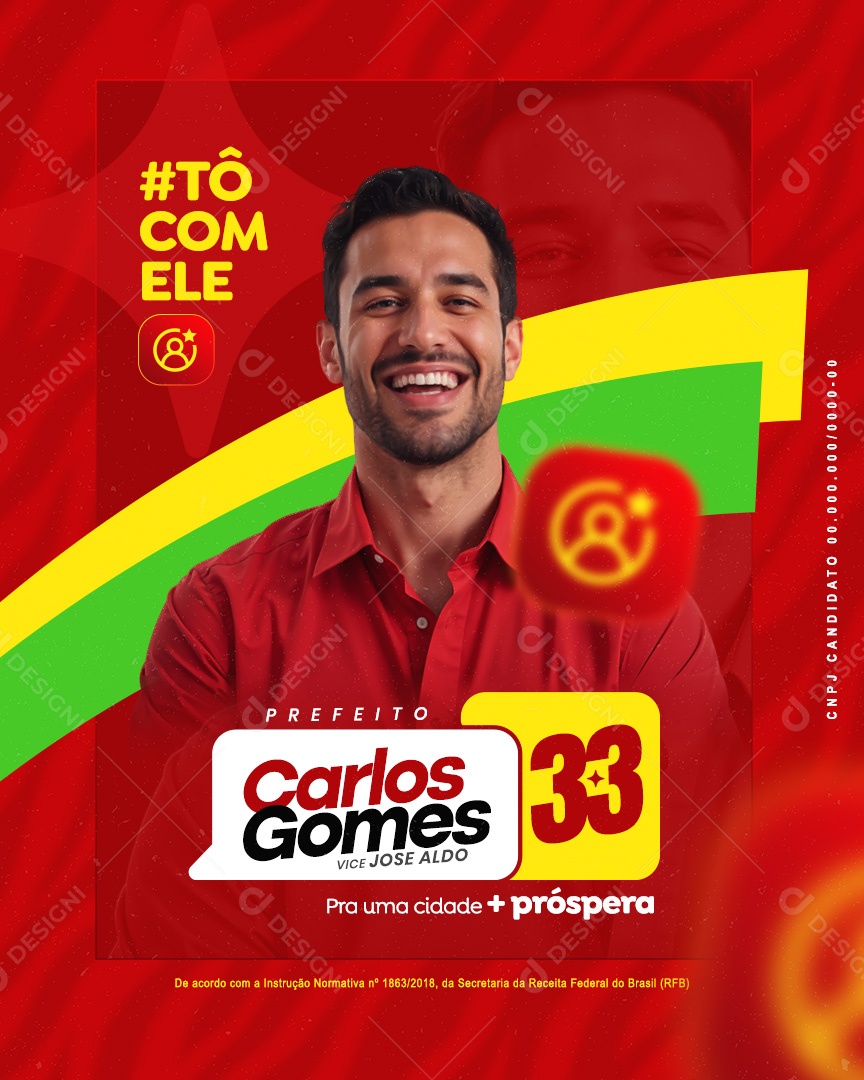 Eleição Política Social Media PSD Editável