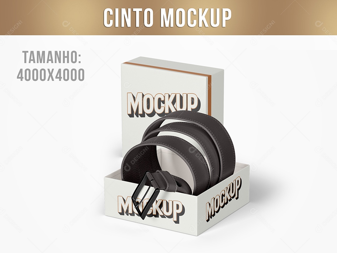 Cinto Mockup PSD Editável