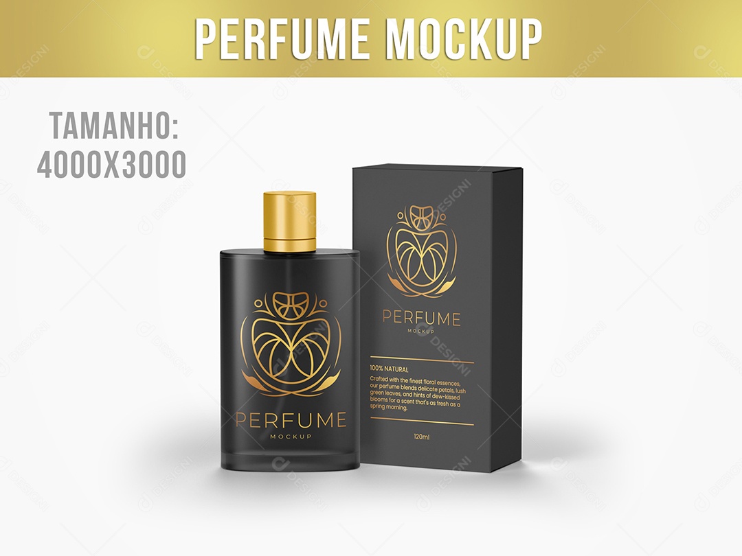 Perfume Mockup PSD Editável