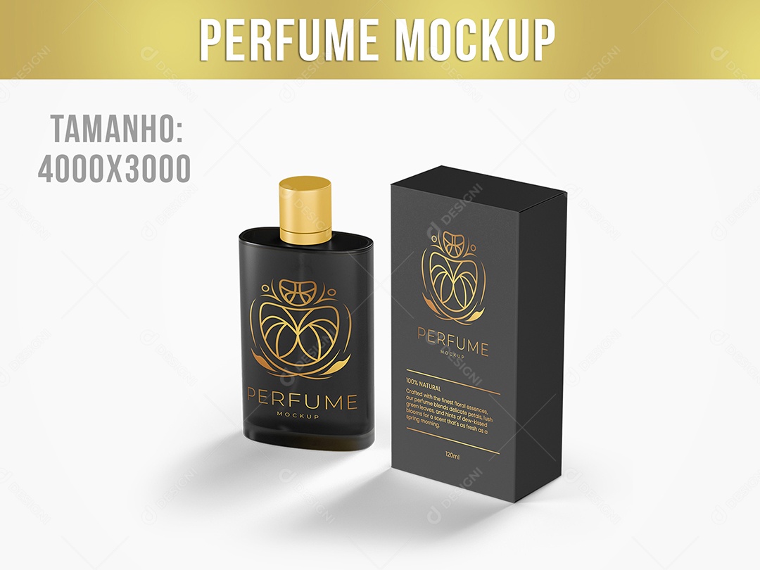 Perfume Mockup PSD Editável