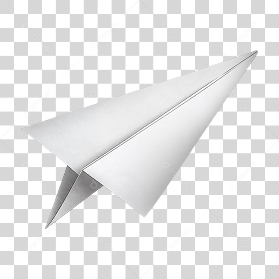 Avião de Papel PNG Transparente