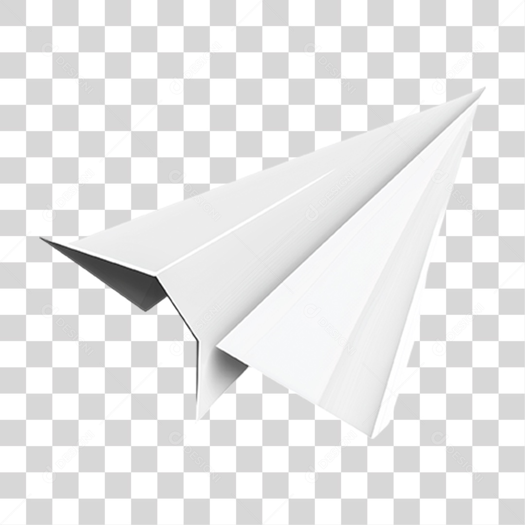 Avião de Papel PNG Transparente