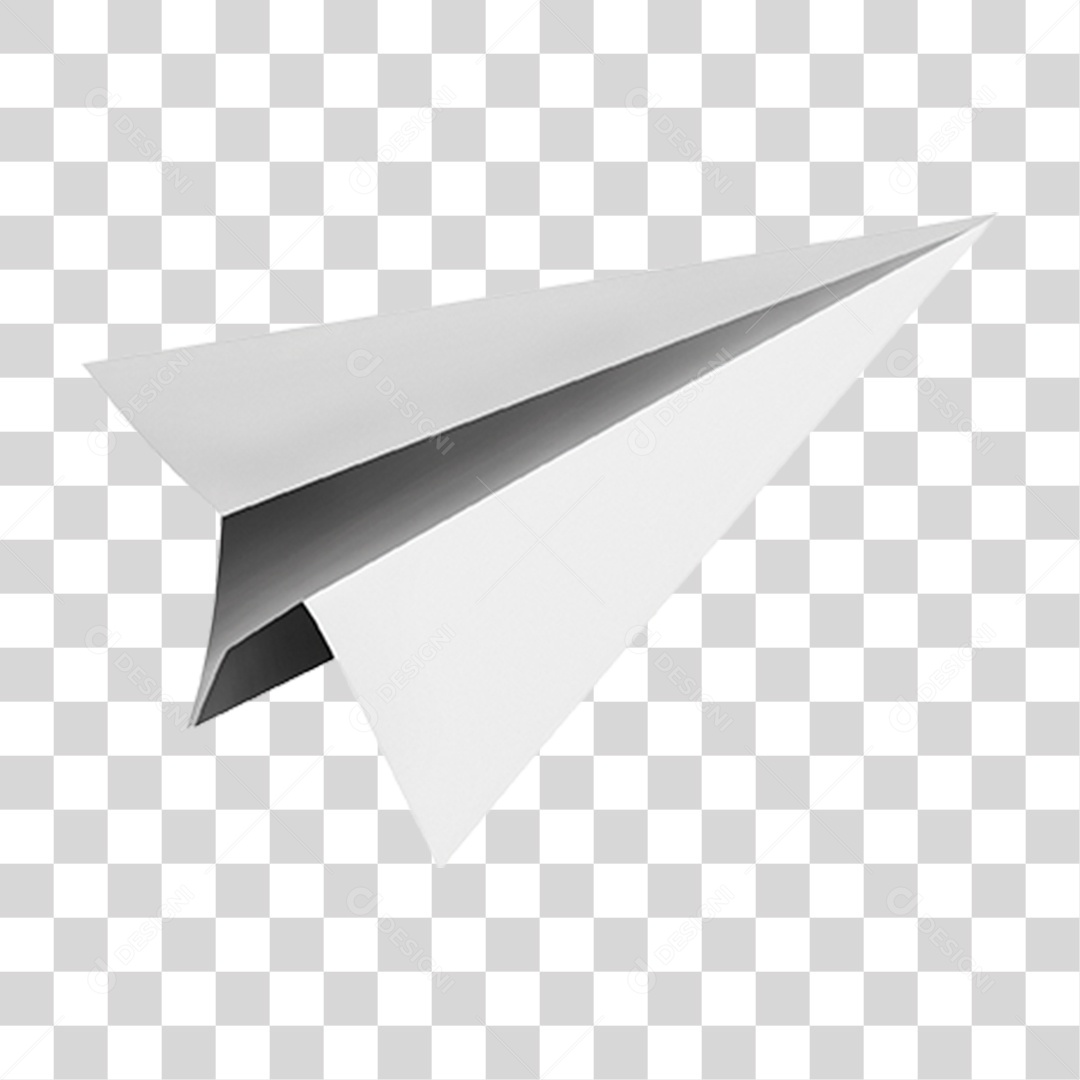 Avião de Papel PNG Transparente