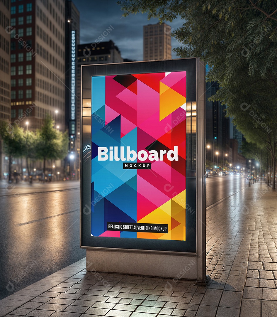 Outdoor Propaganda Mockup PSD Editável