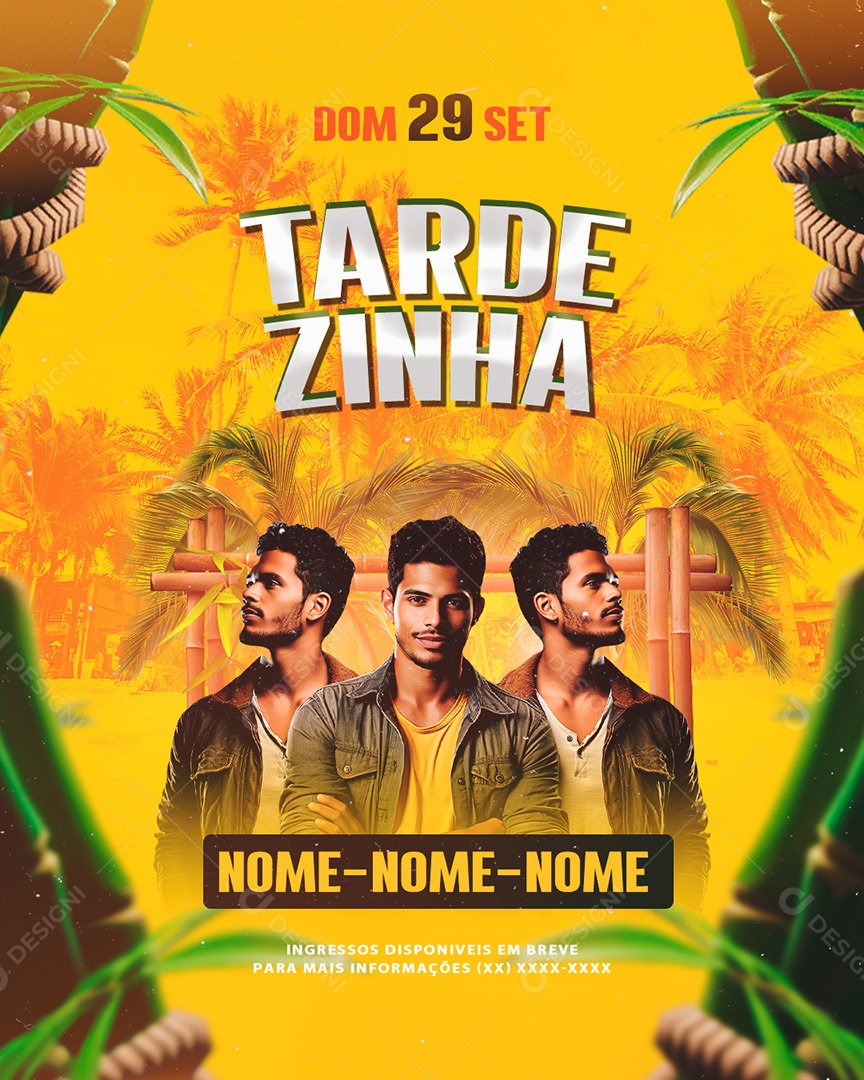 Feed Flyer Tardezinha Social Media PSD Editável