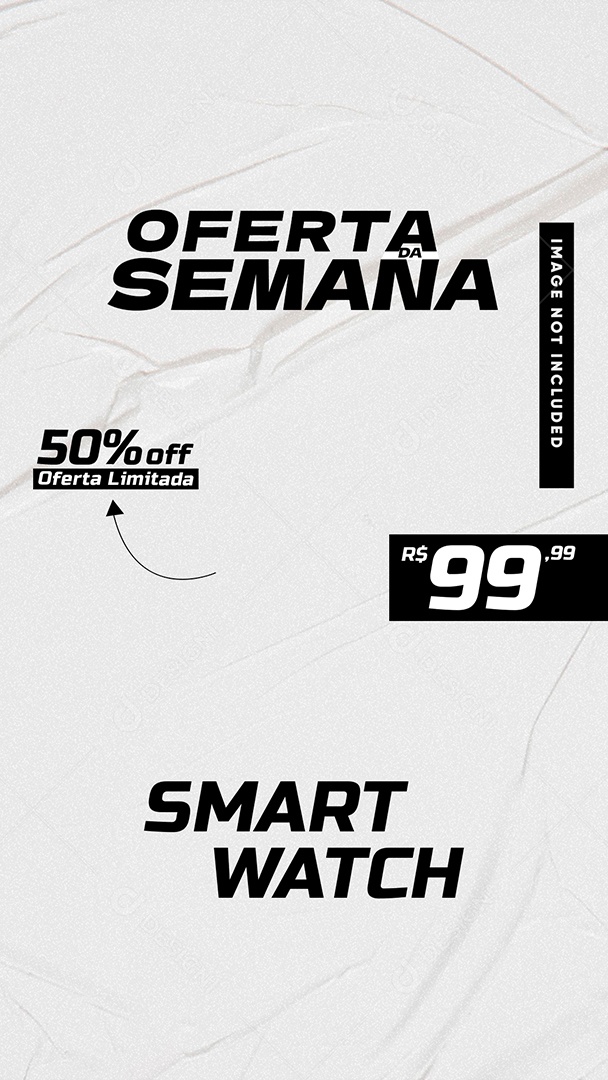 Story Oferta Da Semana Smart Watch Social Media PSD Editável