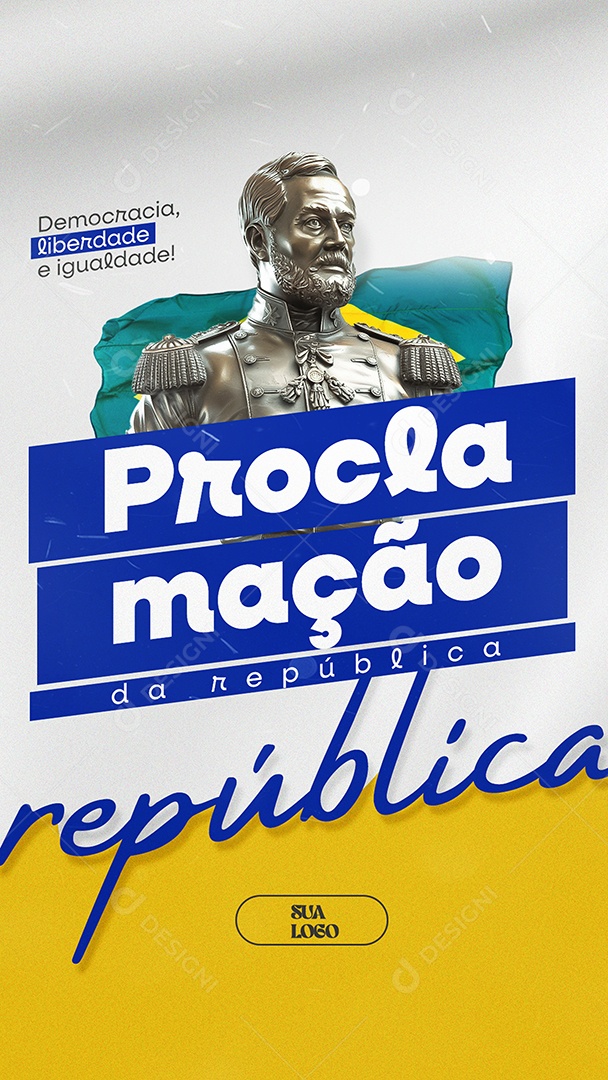 Story Dia da Proclamação da República 15 De Novembro Social Media PSD Editável