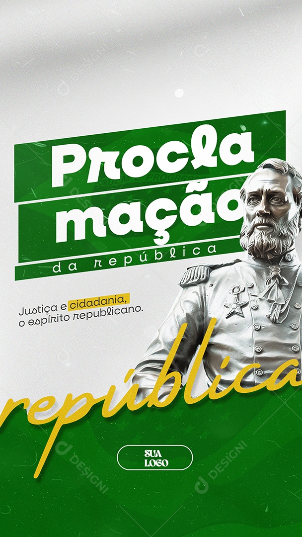 Story Dia da Proclamação da República 15 De Novembro Social Media PSD Editável