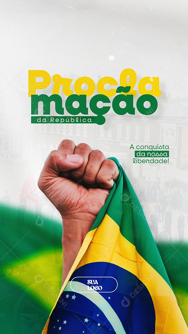 Story Dia da Proclamação da República 15 De Novembro Social Media PSD Editável