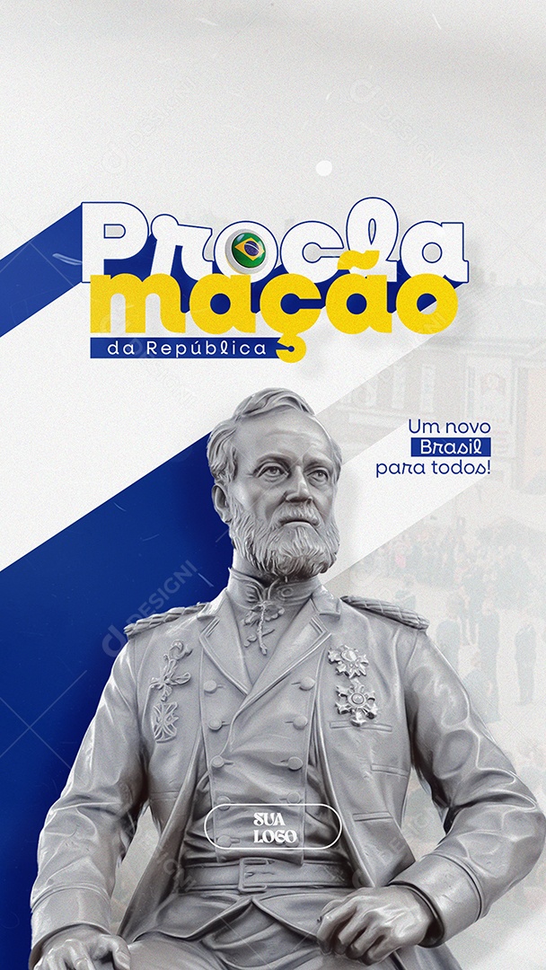 Story Dia da Proclamação da República 15 De Novembro Social Media PSD Editável