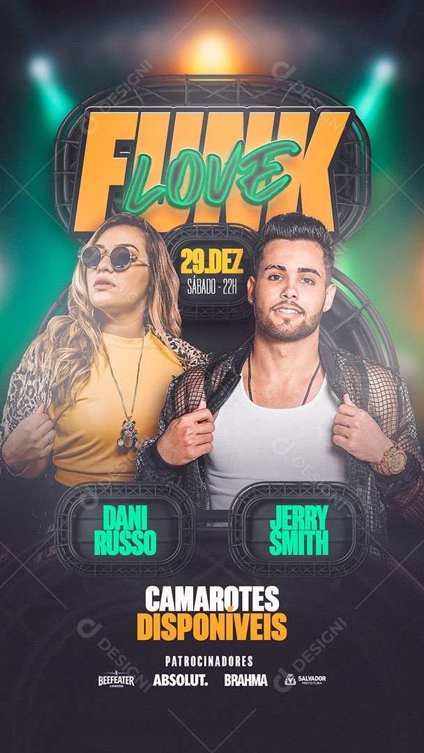 Story Shows Artista Camarotes Media PSD Editável