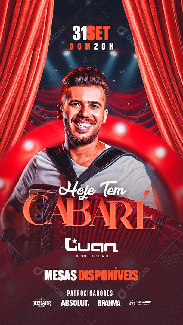 Story Shows Hoje Tem Social Media PSD Editável