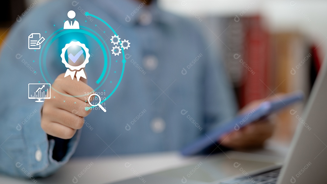 Conceito de padronização satisfação experiência de serviço