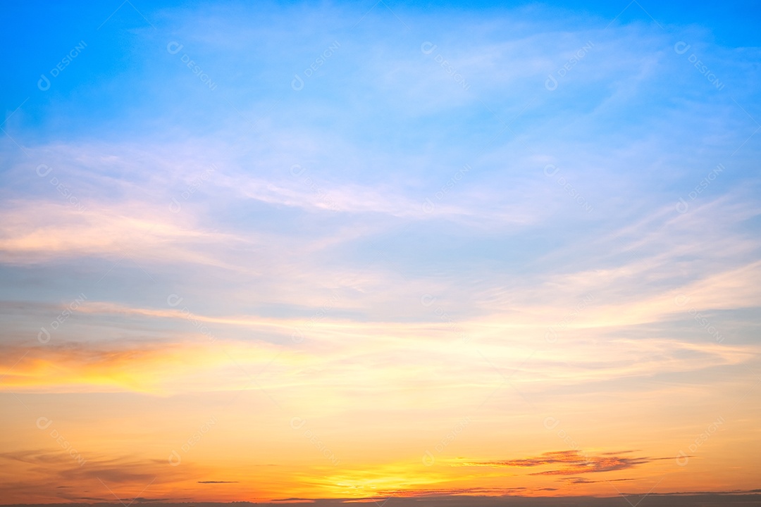 Fundo abstrato de céu com tons pastel