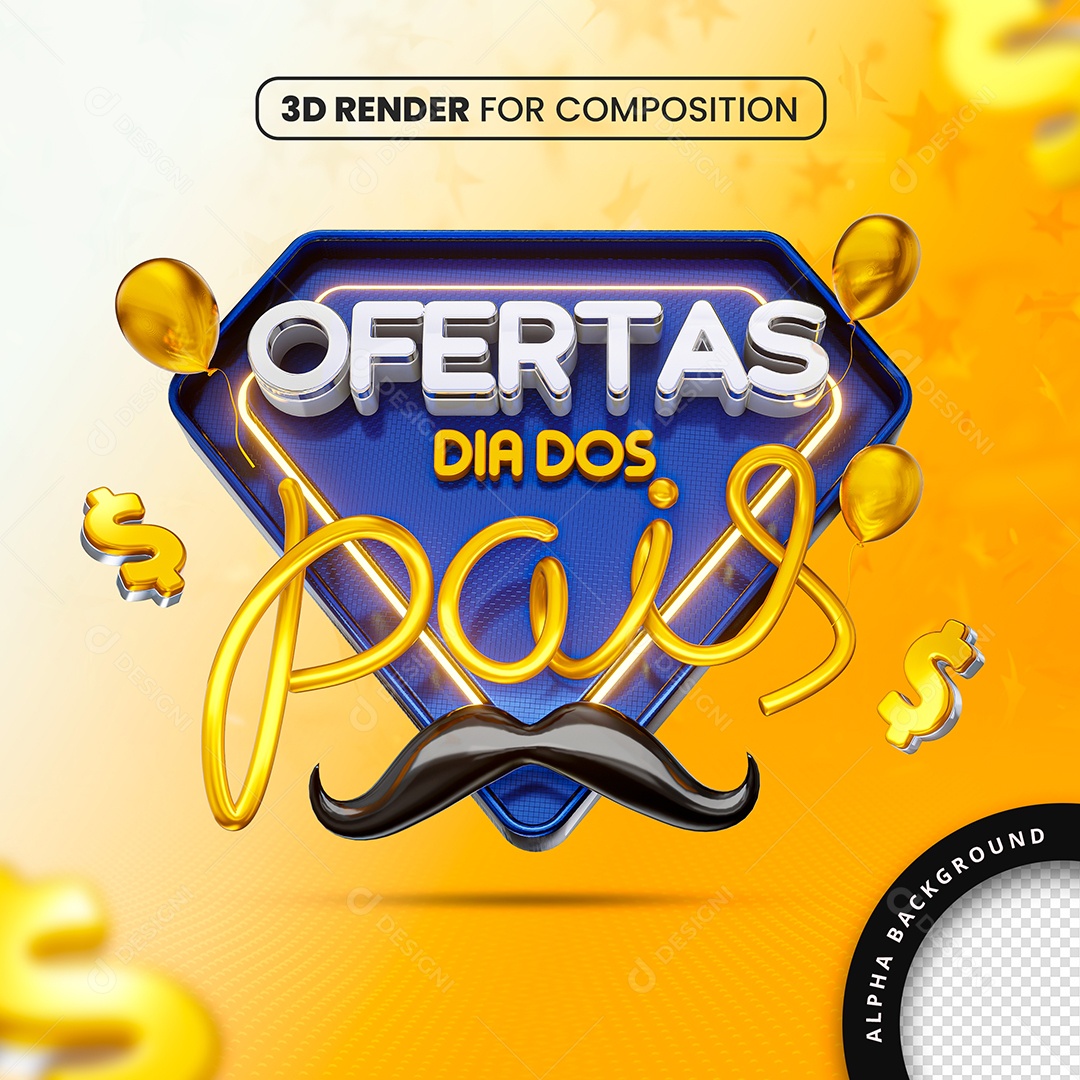Oferta Dia dos Pais Social Media PSD Editável