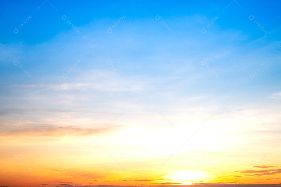 Fundo abstrato de céu com tons pastel