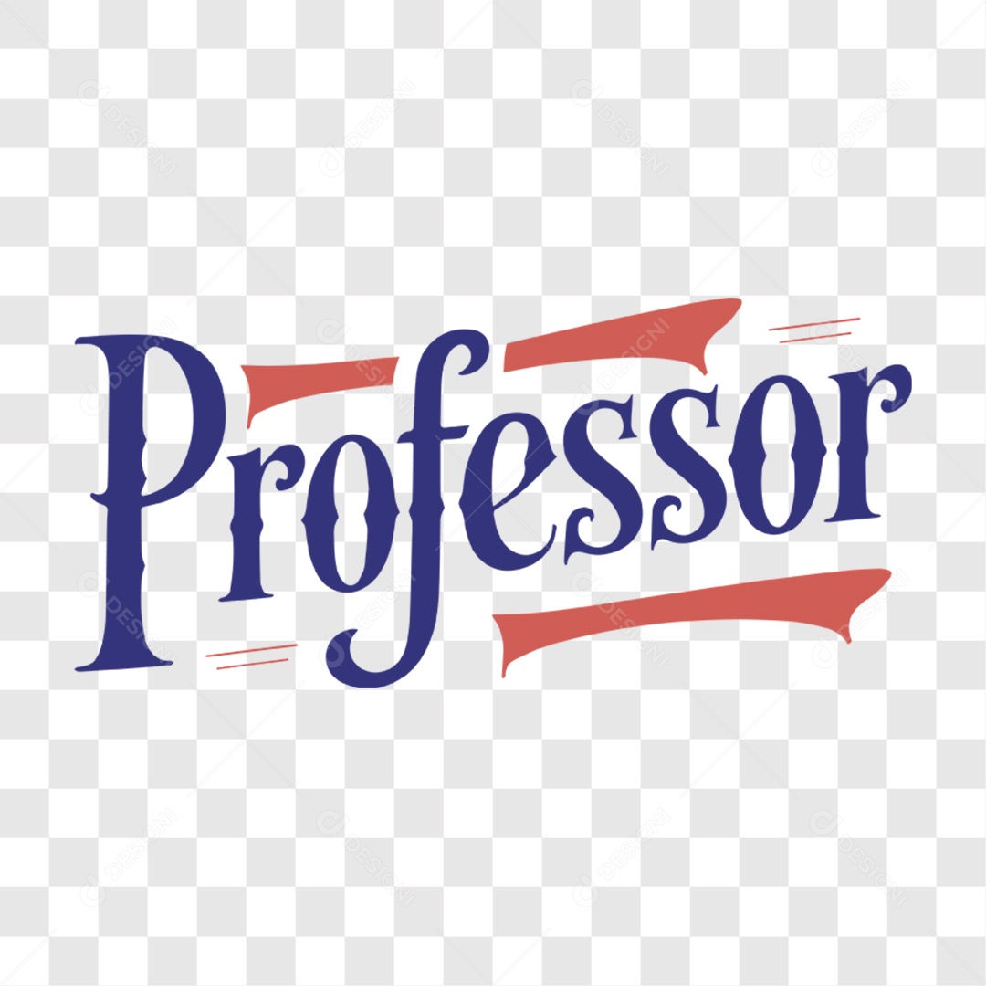 Lettering Dia Do Professor EPS + PNG