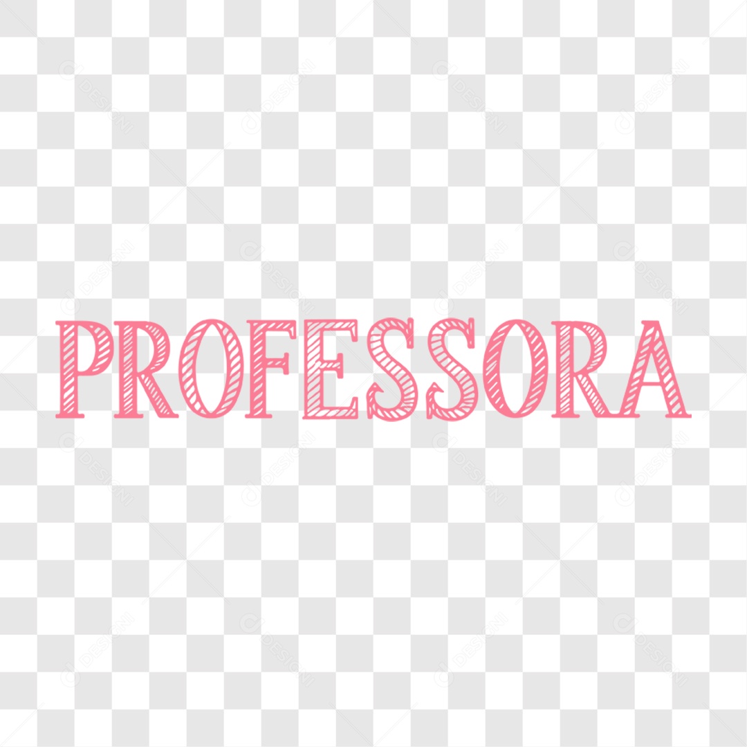 Lettering Dia Do Professor Professora EPS + PNG