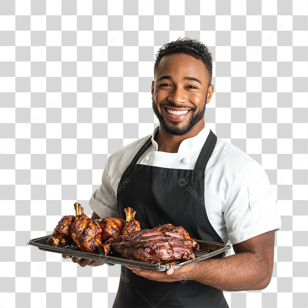 Churrasqueiro PNG Transparente