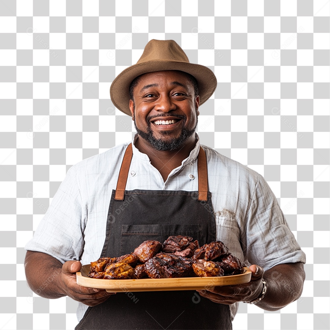 Churrasqueiro PNG Transparente