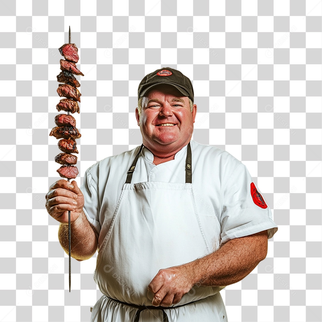 Churrasqueiro PNG Transparente
