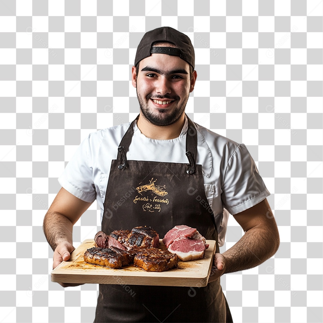 Churrasqueiro PNG Transparente