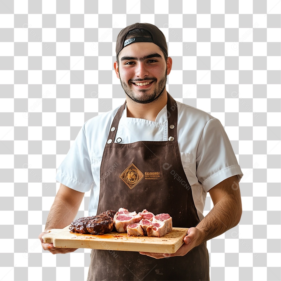 Churrasqueiro PNG Transparente