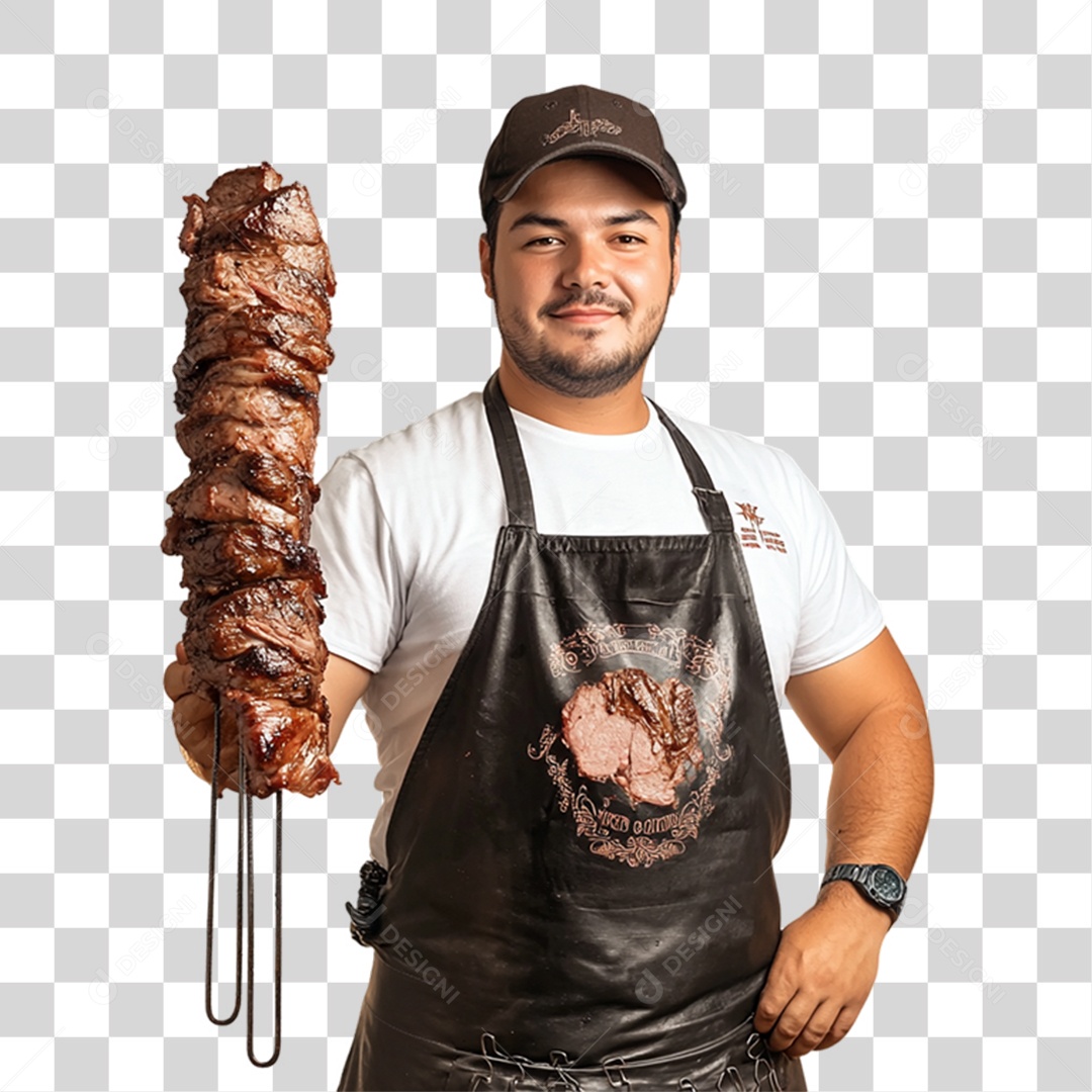 Churrasqueiro PNG Transparente