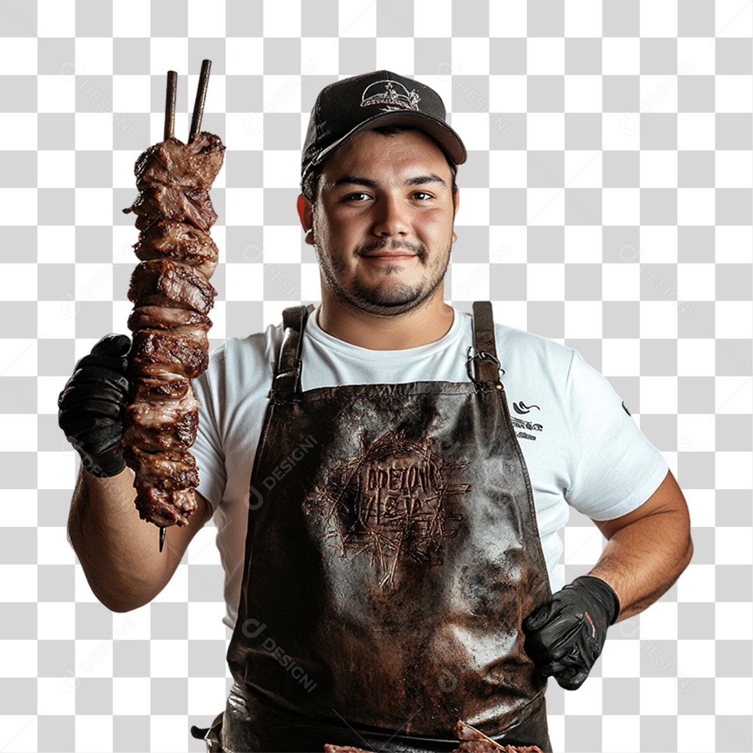 Churrasqueiro PNG Transparente