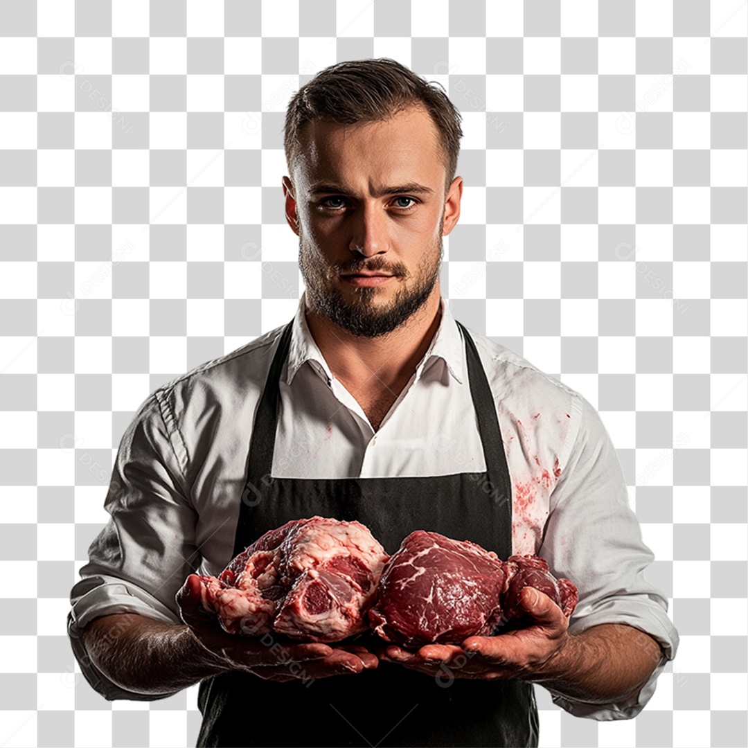 Açougueiro PNG Transparente