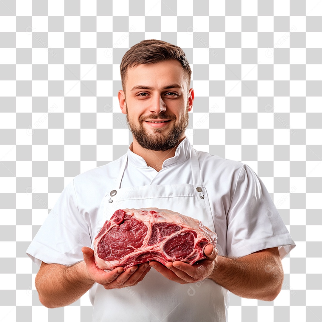 Açougueiro PNG Transparente