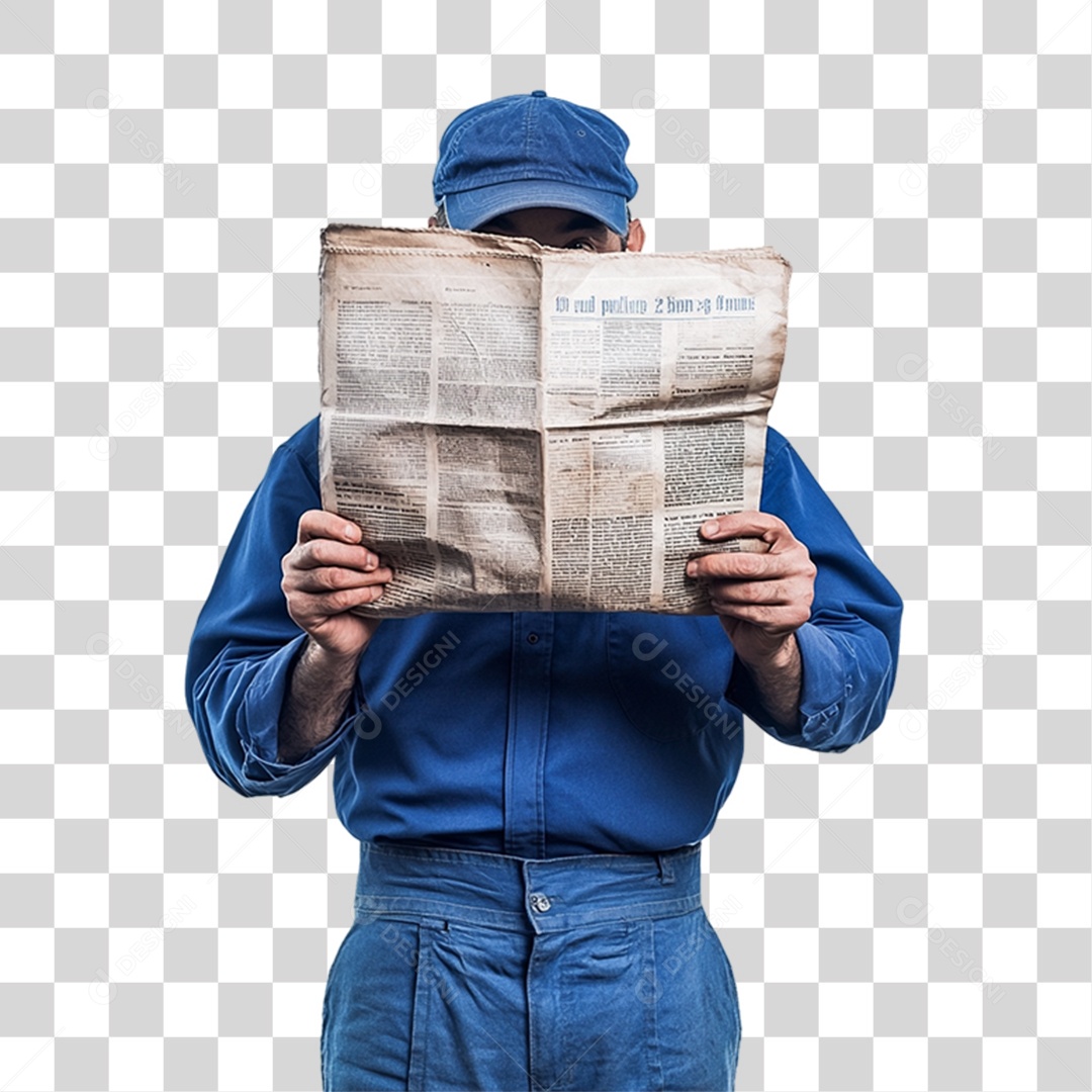 Carteiro Entregador PNG Transparente