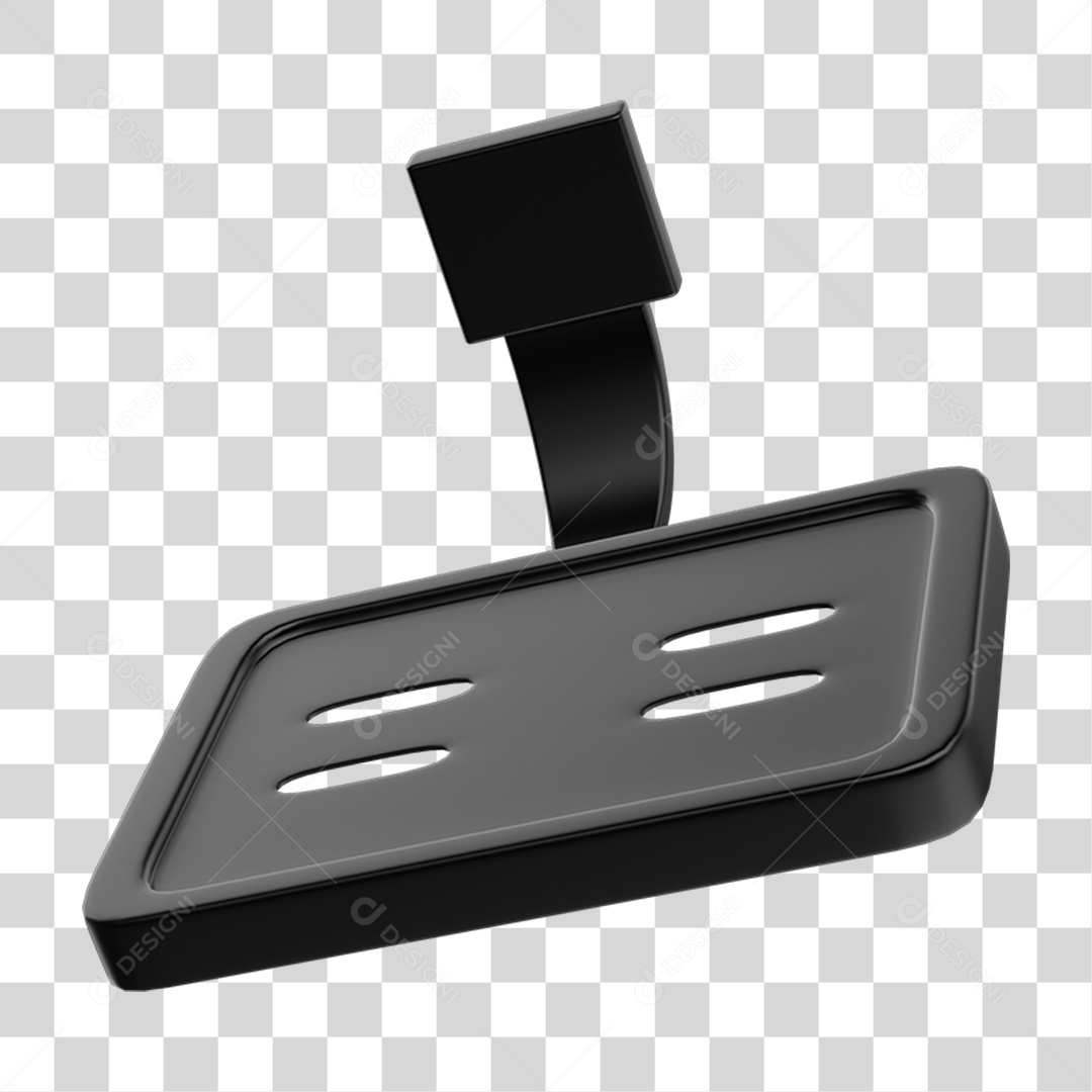 Saboneteira Banho Metal PNG Transparente