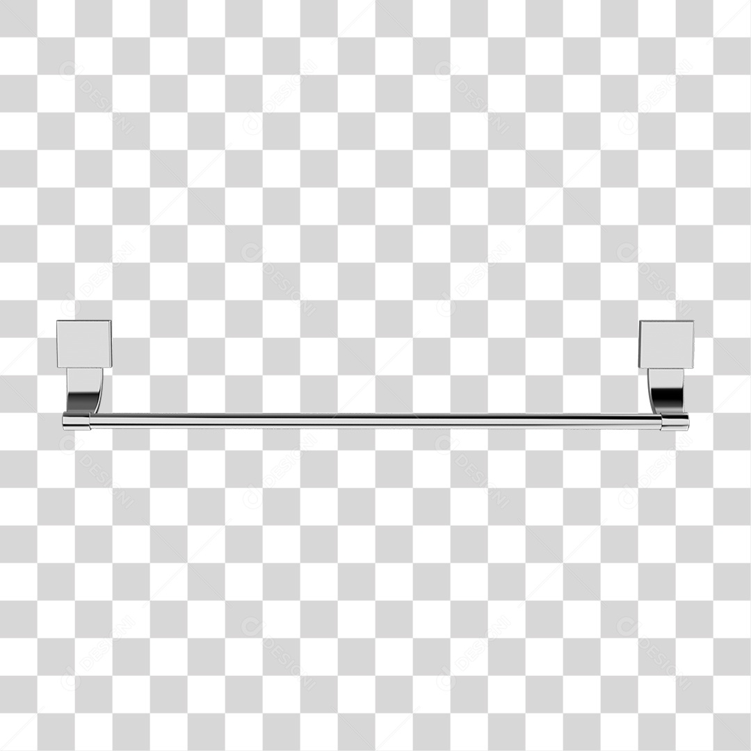Toalheiro Banho Metal PNG Transparente