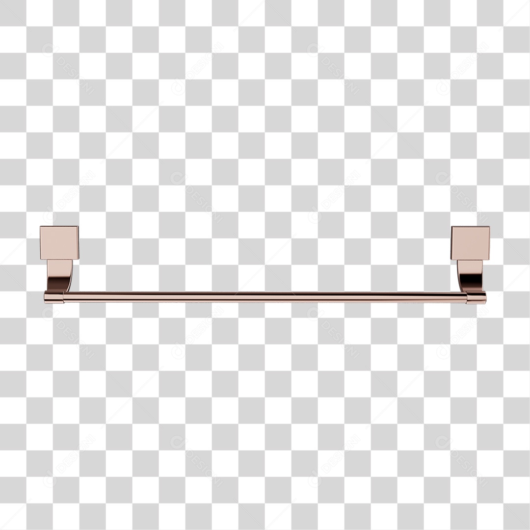 Toalheiro Banho Metal PNG Transparente