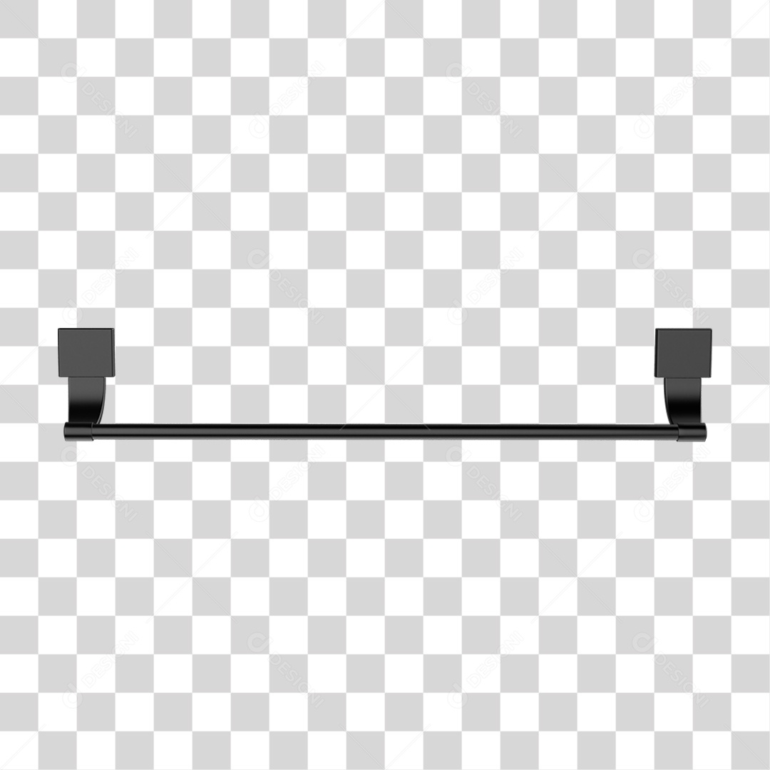 Toalheiro Banho Metal PNG Transparente