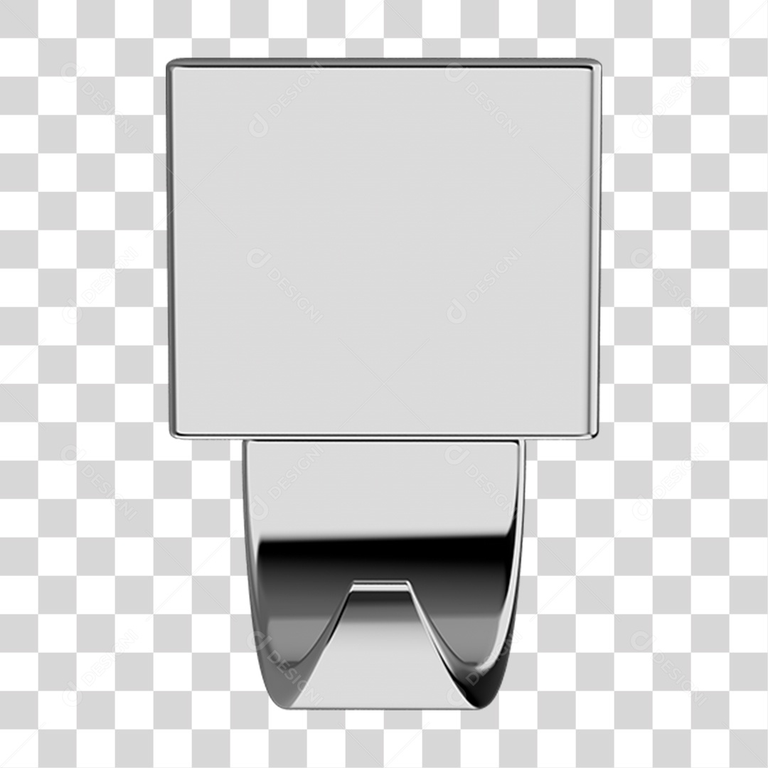 Toalheiro Rosto Gancho Metal PNG Transparente