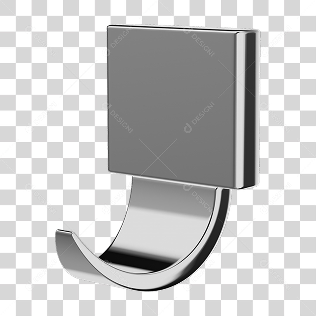 Toalheiro Rosto Gancho Metal PNG Transparente