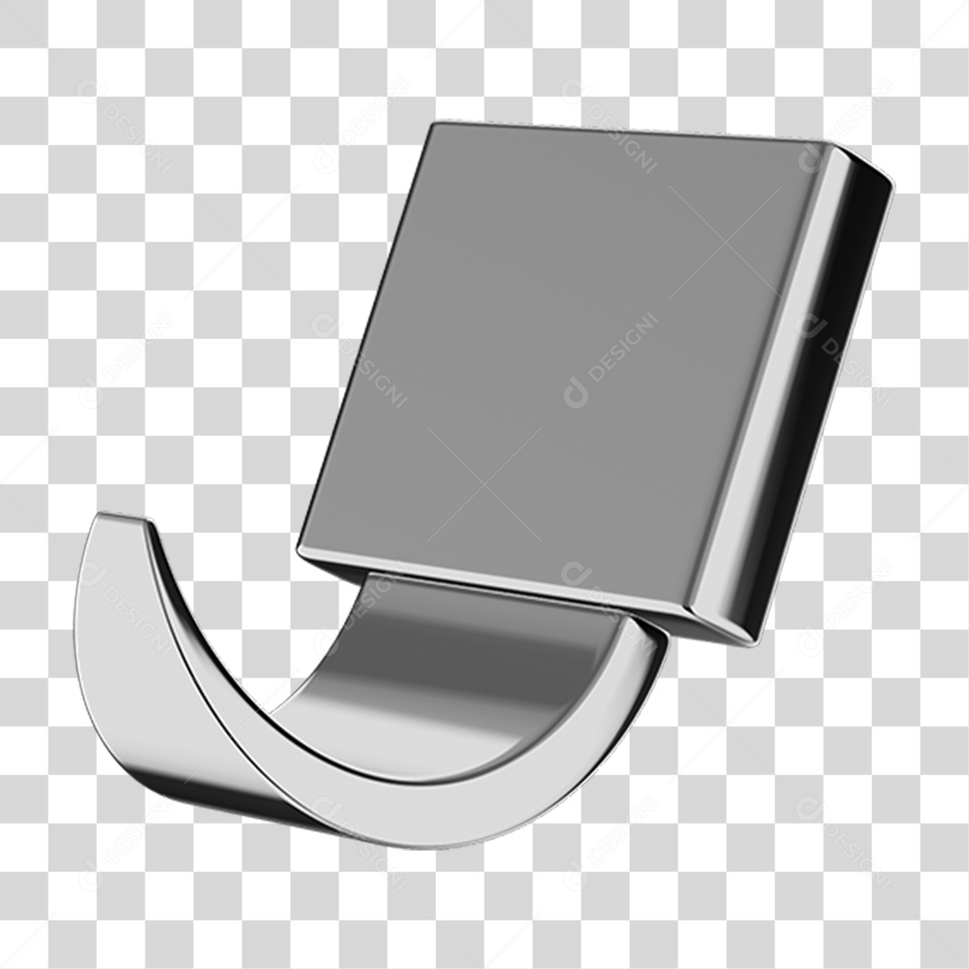 Toalheiro Rosto Gancho Metal PNG Transparente