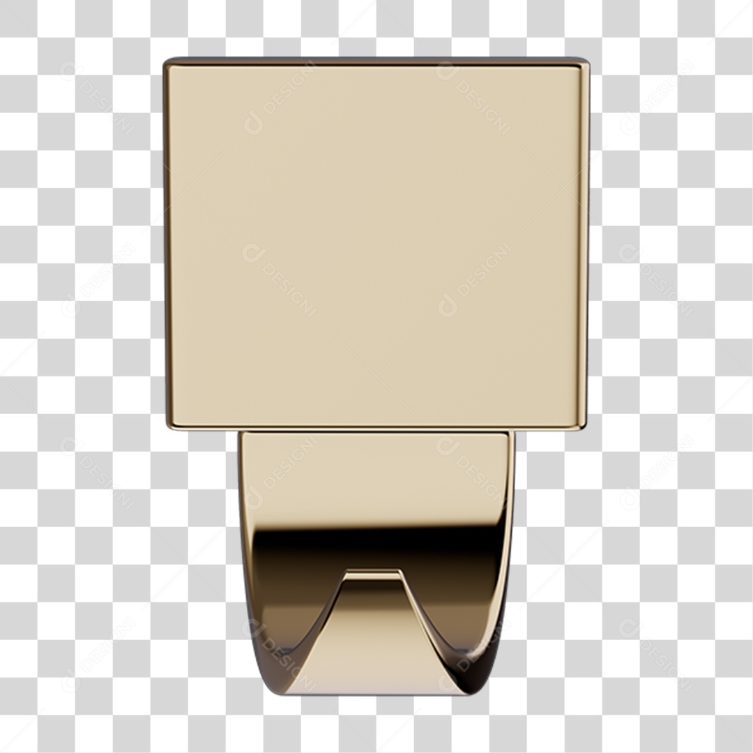 Toalheiro Rosto Gancho Metal PNG Transparente