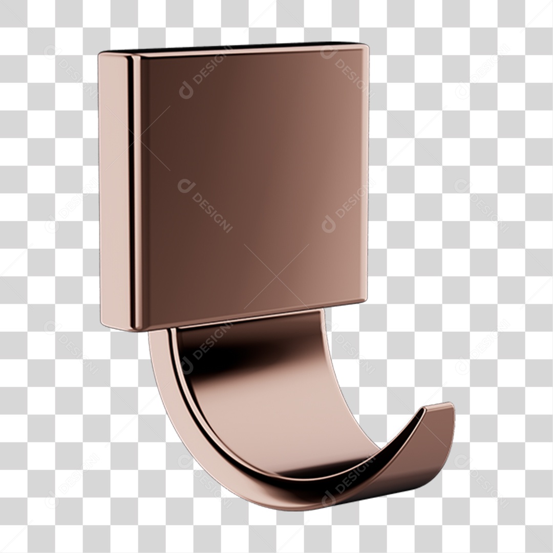Toalheiro Rosto Gancho Metal PNG Transparente