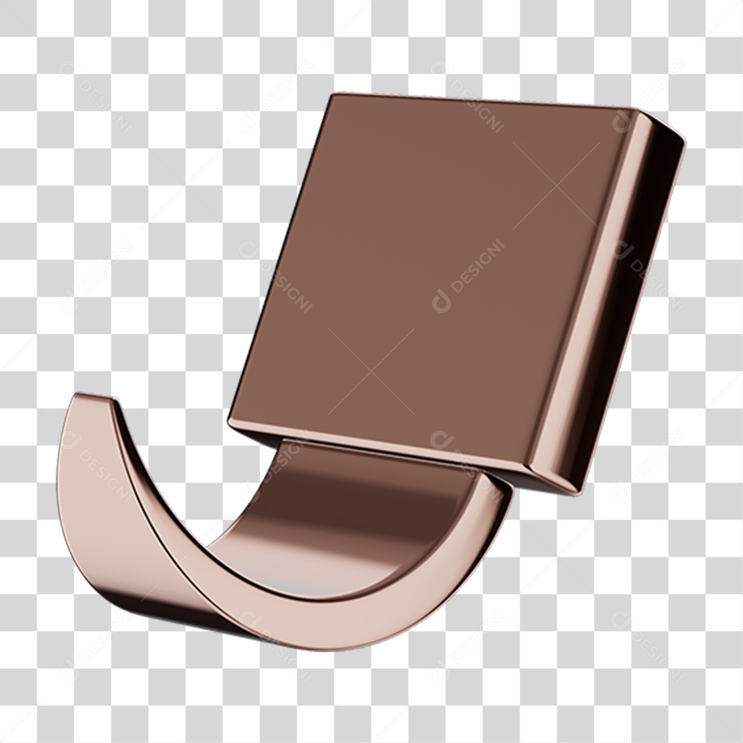 Toalheiro Rosto Gancho Metal PNG Transparente