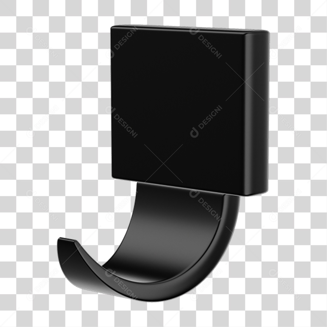 Toalheiro Rosto Gancho Metal PNG Transparente