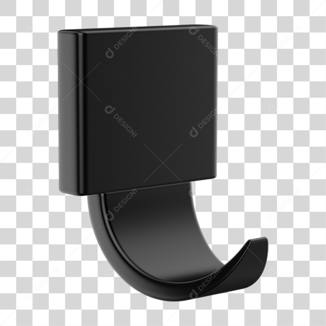 Toalheiro Rosto Gancho Metal PNG Transparente