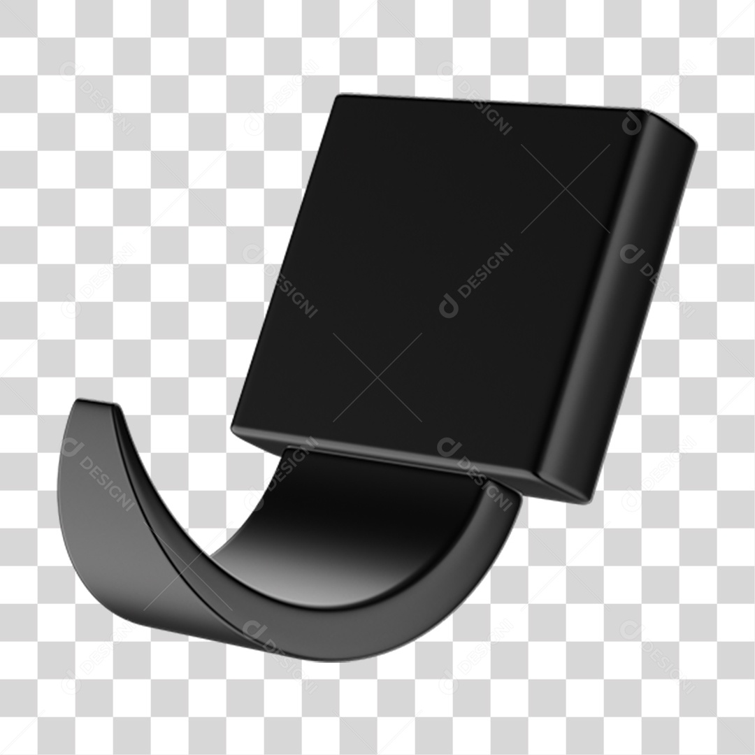 Toalheiro Rosto Gancho Metal PNG Transparente