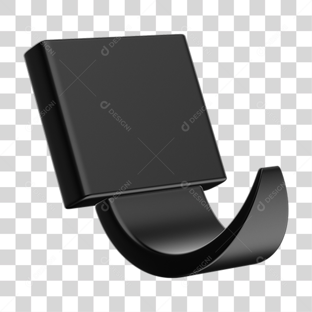 Toalheiro Rosto Gancho Metal PNG Transparente